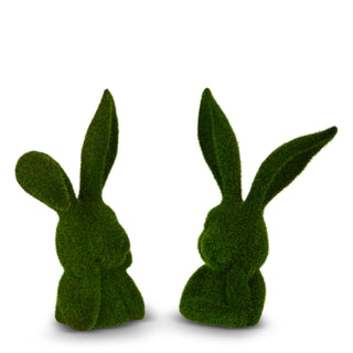 10" MOSS THINKING RABBIT BUST