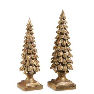 13.25" Antique Gold Trees (LARGE ONLY)