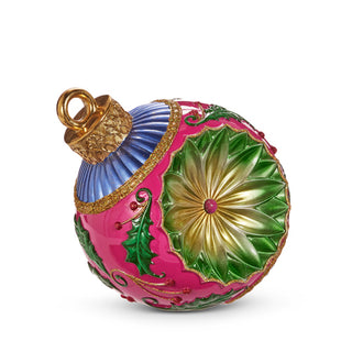 10" Vintage Multicolor Ornament Decor