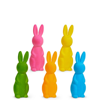 15" Bright Flocked Bunny (YELLOW ONLY)