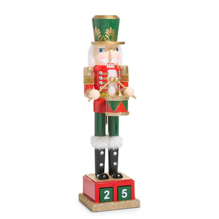 15.75" Christmas Countdown Nutcracker SHIPS 9/1/2026