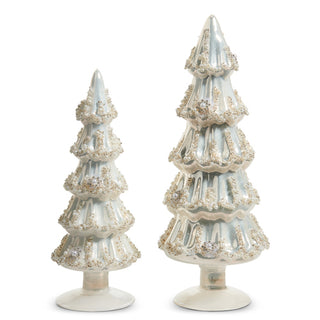 9.5" Embellished Pearlized Trees (SMALL ONLY)