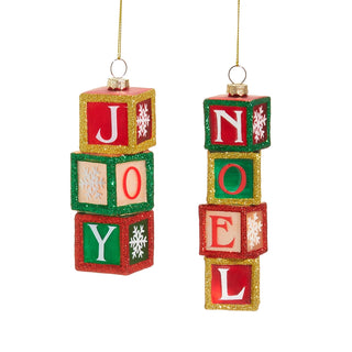 5" Stacking Block Ornament-NOEL ONLY