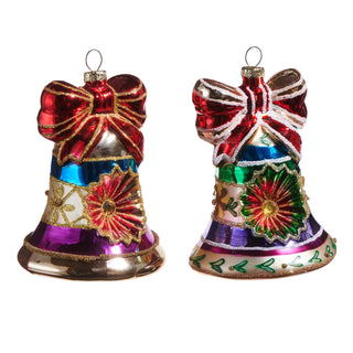 4.5" Vintage Bell Ornament SHIPS 9/1/2026