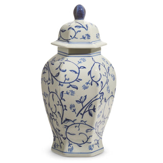 14.5" BLUE AND WHITE GINGER JAR