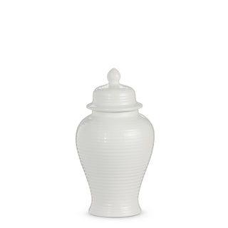 10.5" WHITE GINGER JAR