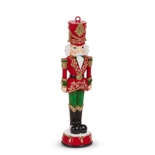 6" Red and Green Nutcracker Ornament