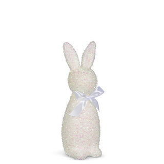 12" IRIDESCENT WHITE BUNNY