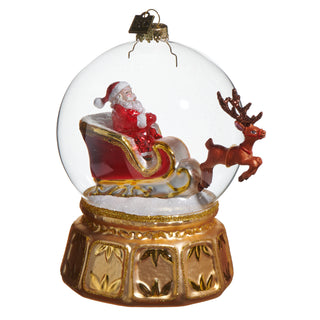 EC 5.5" Snow Globe Express Ornament