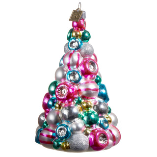 EC 5.5" Multicolored Reflector Tree Ornament SHIPS 9/1/2026