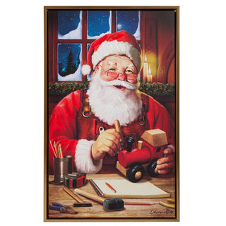 21.5" Jolly Toy Making Framed Wall Art