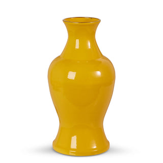 12" Yellow Vase