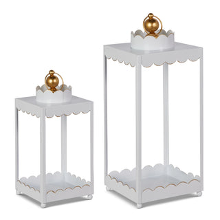13.75" White Lanterns (SMALL ONLY)