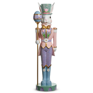 26" Pastel Easter Bunny Nutcracker