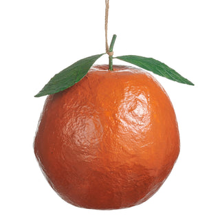 12" Paper Mache Orange