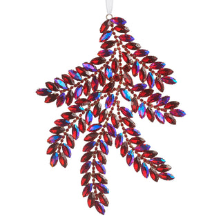 7" Red Jewel Pine Ornament SHIPS 9/1/2026