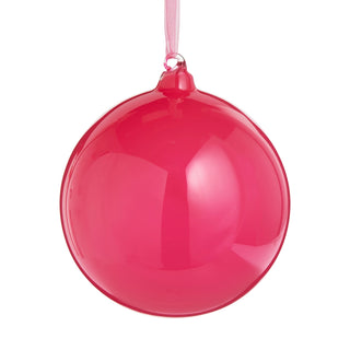5" Shiny Raspberry Ball Ornament SHIPS 9/1/2026