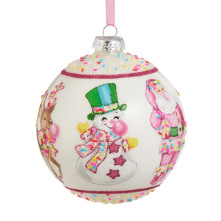 5" Bubblegum Blowin' Ball Ornament SHIPS 9/1/2026