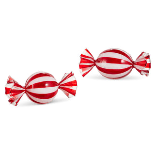 8" Red and White Peppermint Candy (RIGHT ONLY) SHIPS 9/1/2026