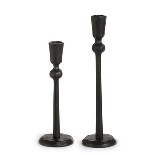 11" Black Iron Candlesticks (LARGE ONLY) SHIPS 9/1/2026