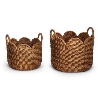 16.5" Scalloped Baskets (SMALL ONLY)