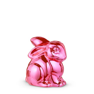 8" Metallic Pink Balloon Bunny