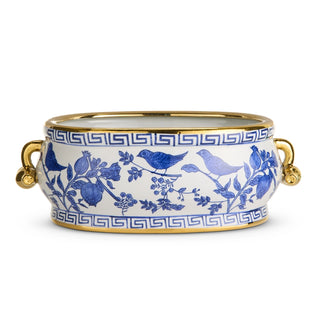 6.5" Blue Bird Planter with Handles SHIPS 9/1/2026