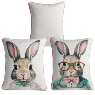 16" Dapper Bunny Pillow (BOY RABBIT)