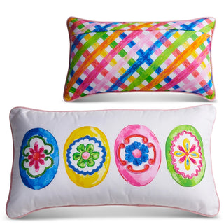 22" Blossom Egg Lumbar Pillow