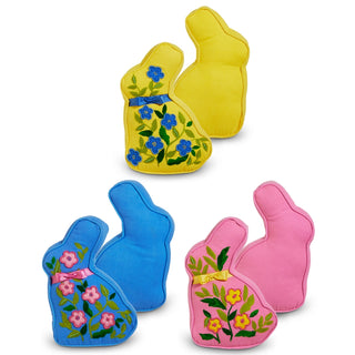 12" Bunny Bloomtail Shaped Pillow (YELLOW ONLY)