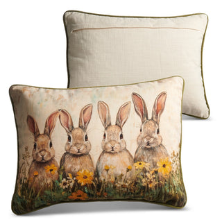 20" Bunny Meadow Pillow