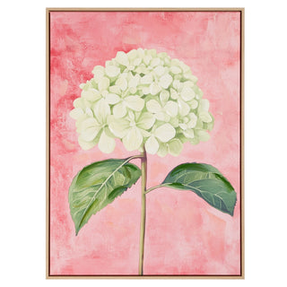 29.25" Hydrangea Stem Framed Wall Art