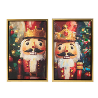 11.5" Holiday Nutcracker Wall Art (LEFT ONLY) SHIPS 9/1/2026