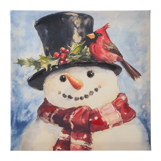 14" Friendly Snowman Wall Art SHIPS 9/1/2026