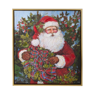 19.5" Homegrown Santa Framed Wall Art SHIPS 9/1/2026