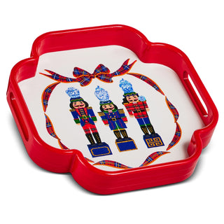 12" Red Noble Nutcracker Tray SHIPS 9/1/2026