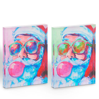 6" Color Pop Santa Ornament (PINK ONLY) SHIPS 9/1/2026