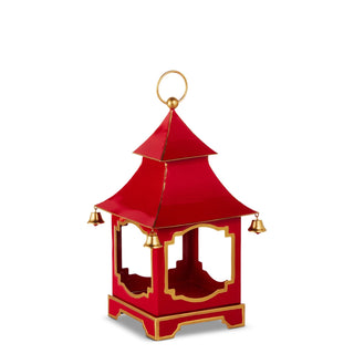 14.5" Red and Gold Bell Pagoda Lantern SHIPS 9/1/2026