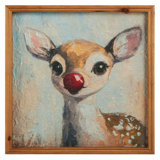 12" Red Nosed Wonder Wall Art SHIPS 9/1/2026