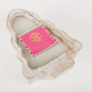 Berries & Balsam White Tree Bowl Candle