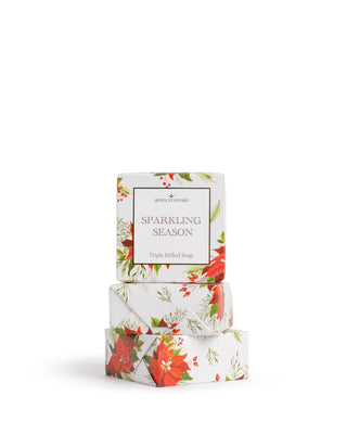 Sparkling Season Bar Soap Gift Set White 2.5x3x2.25 Set of 3