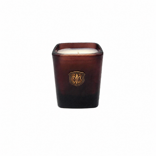 Tweed 9 oz Brown Square Candle