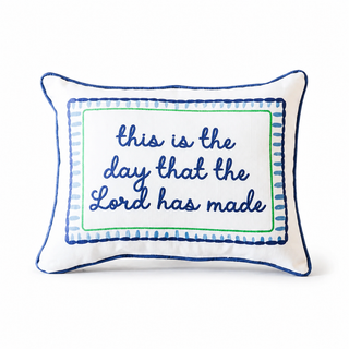 This is the Day Preppy Pillow + Piping GATOR