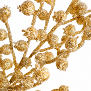 27" Gold Iced Crabapple Spray