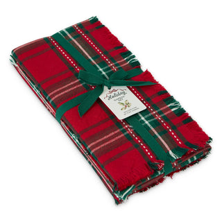 Holiday Tartan Plaid Napkin Set of 4