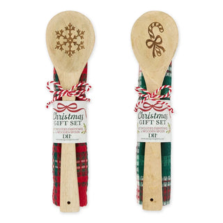 Holiday Sweets Dishtowel and Spoon Gift Set MX PK