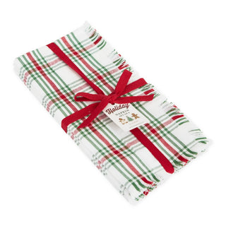 Merry and Bright Plaid Napkin Set of 4