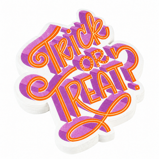 Trick Or Treat Beverage Napkin