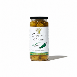 GREEK JALAPENO STUFFED OLIVE 10OZ