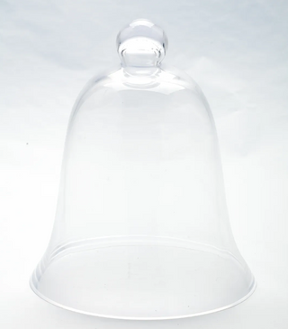 12" GLASS CLOCHE BELL JAR